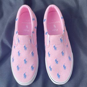 Ralph Lauren Pink Canvas Shoes